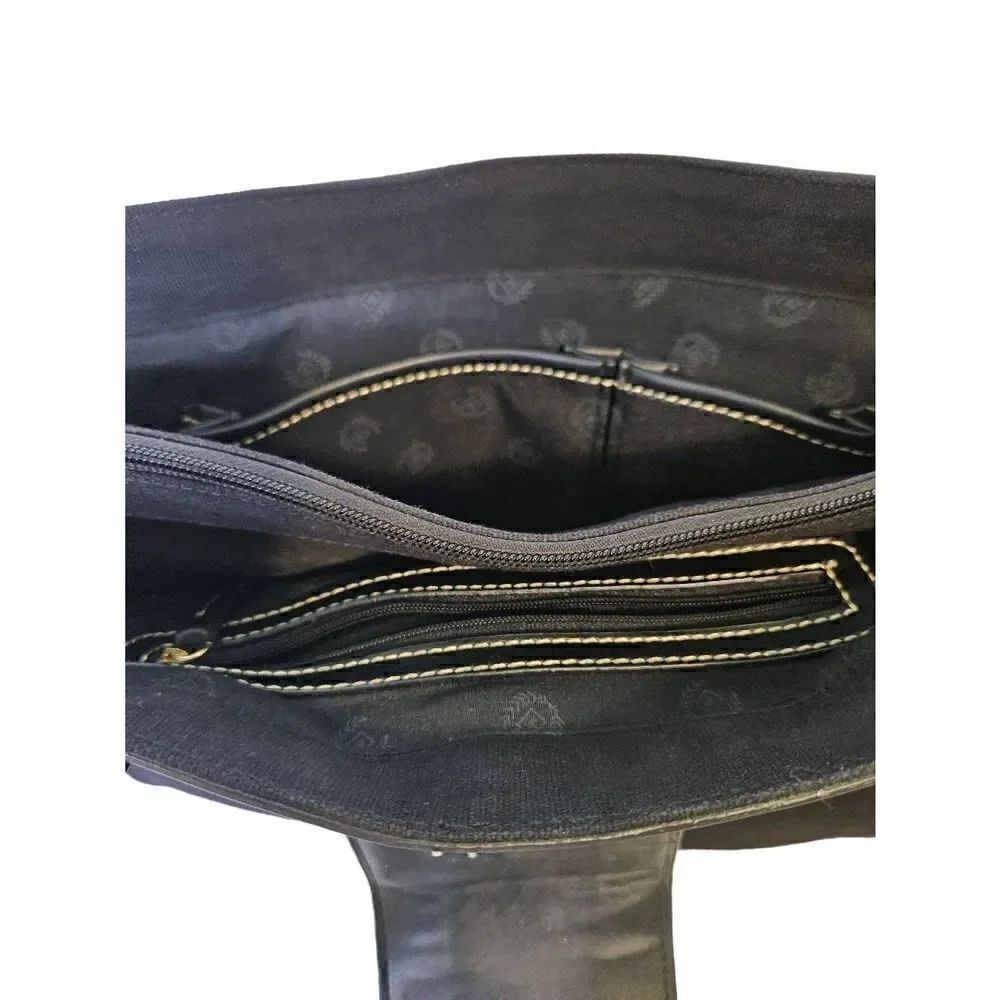 Chaps black canvas purse. - Picture 5 of 7